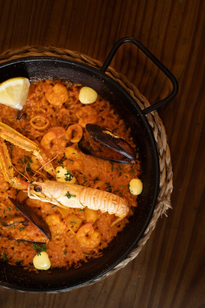 Paella de marisco