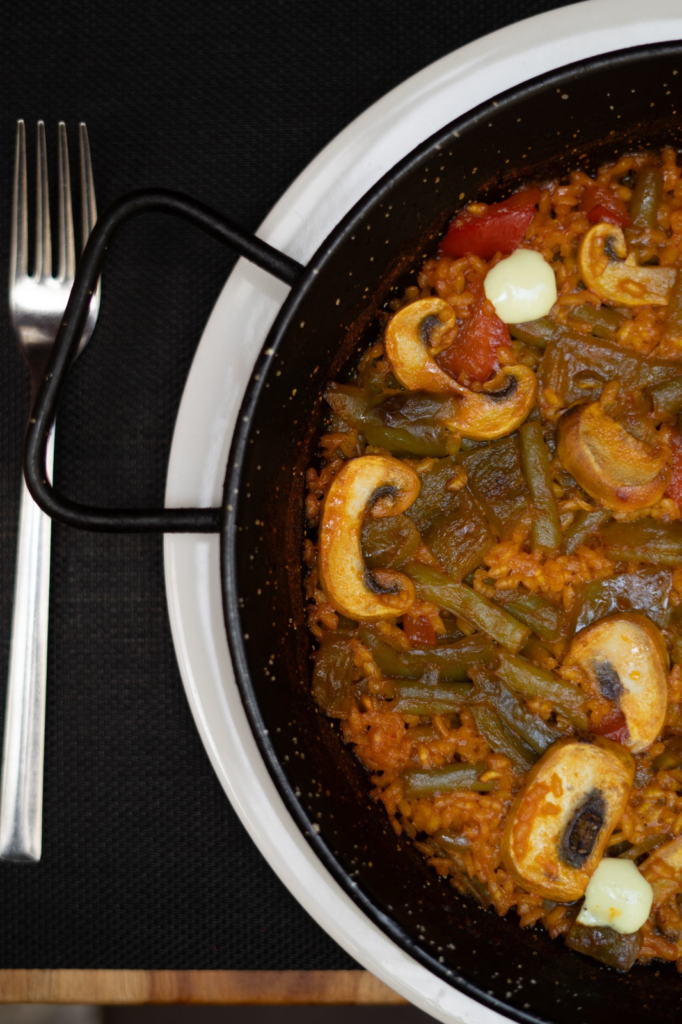 Paella de verduras